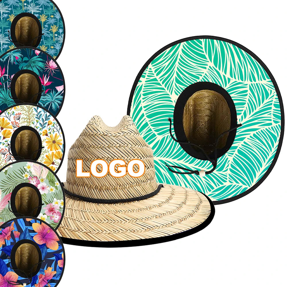 Custom Straw Lifeguard Hats with Logo | 1 MOQ BSCI Certified
