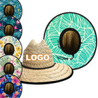 Custom Natural Grass Wide Brim Hats | 50-Piece MOQ & 5-Day Lead Time | Beach & Lifeguard Sun Hats