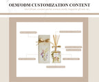 Reed Diffuser Set with Logo | Alcohol-Free | 14-Day Lead Time