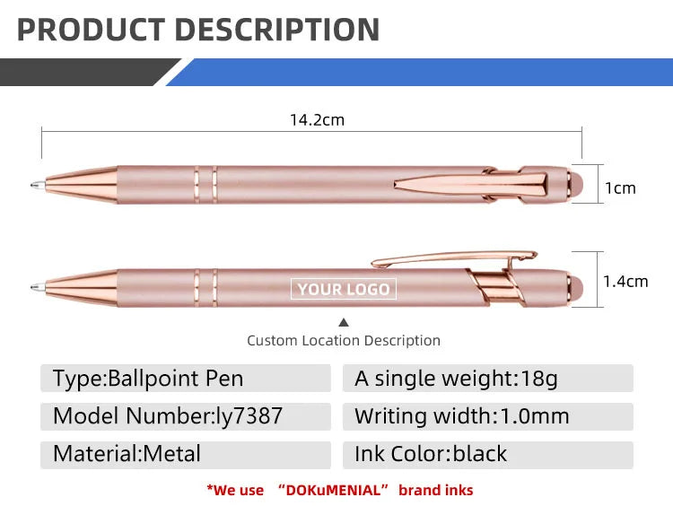 Luxury Pens with Custom Logo | MOQ 100 | Laser Engraving