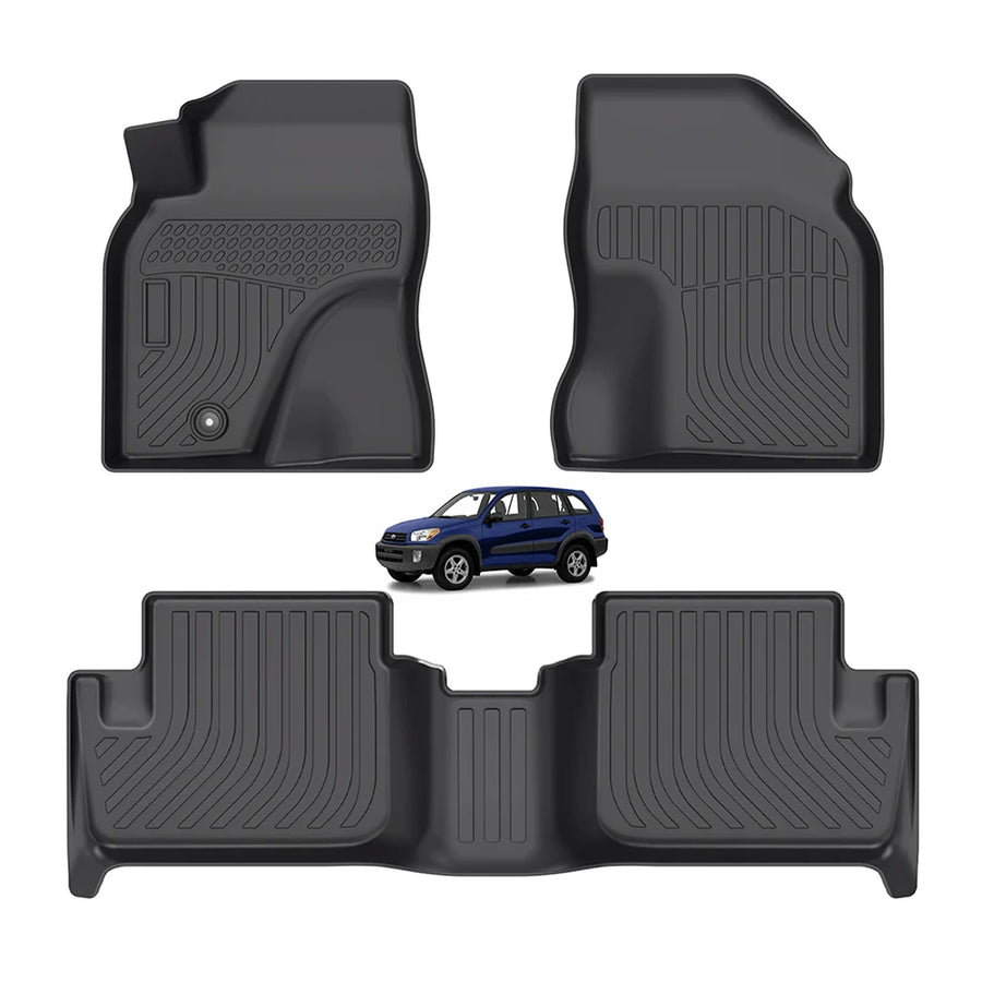 Toyota RAV4 Floor Mats 2001 Custom Fit All-Weather TPE Liner Set