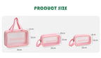 Custom Transparent PVC Cosmetic Bags | 1,000 MOQ | 30-Day