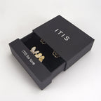 Custom Minimalist Cardboard Jewelry Box with Embossing | MOQ 500