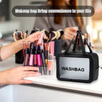 Custom PVC Cosmetic Bag with Logo | Wholesale Waterproof Travel Makeup Pouch