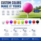 Custom Foam Golf Balls | Rubber+Surlyn Practice Balls | Bulk Promotional Gifts