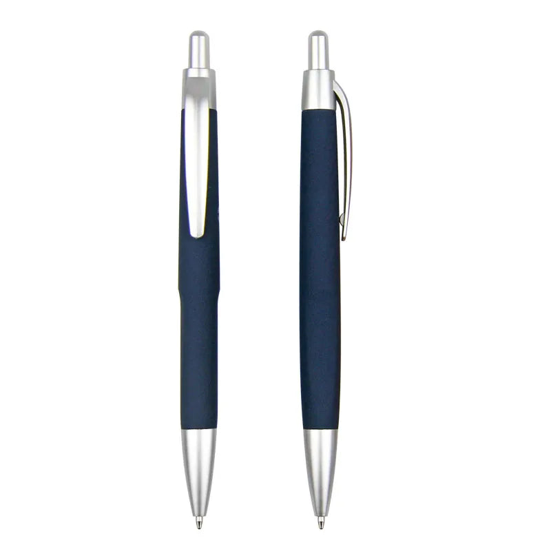 Custom Rubber Coated Pen 1.0mm | Orange Promotional Pen | 50pc MOQ