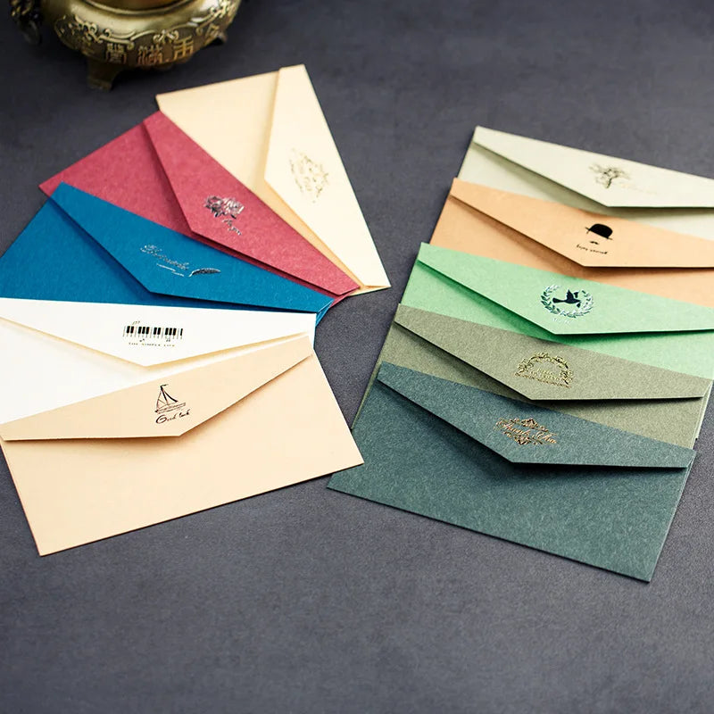 Custom Pearl Paper Envelopes | 11x22cm / 15.5x15.5cm | CMYK Printing | 500 MOQ