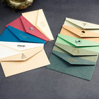 Custom Pearl Paper Envelopes | 11x22cm / 15.5x15.5cm | CMYK Printing | 500 MOQ