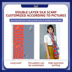 Custom Printed Silk Scarves with Logo | MOQ 10 | 7-Day Lead