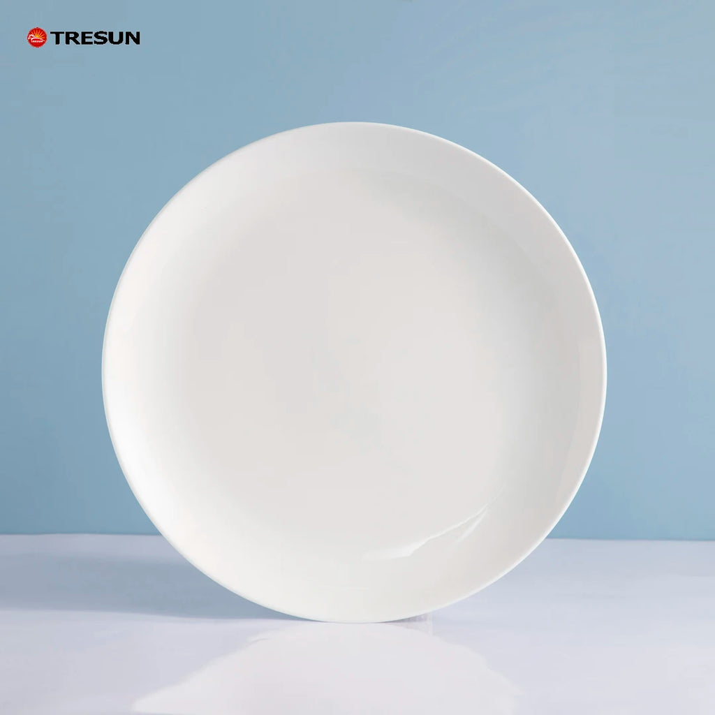 Custom Porcelain Plates | 24 MOQ | Dishwasher/Microwave Safe