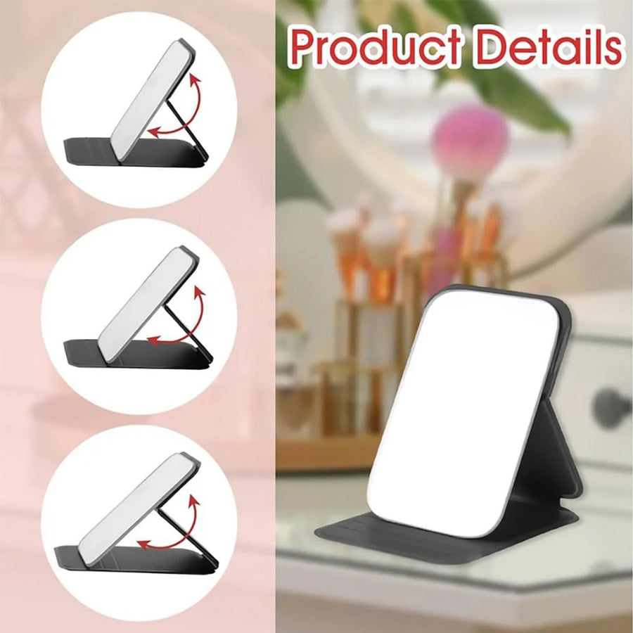 Custom Pocket Mirrors with Logo | PU Leather | MOQ 100 pcs