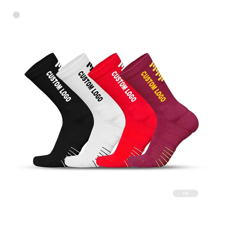 Custom Terry Sole Socks | Cotton Bamboo Basketball Sox