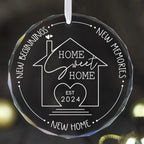Custom Crystal Christmas Ornament with Logo | MOQ 50 Pcs