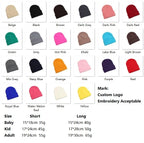 Custom Embroidered Winter Beanies | MOQ 50 | 7-14 Day Lead