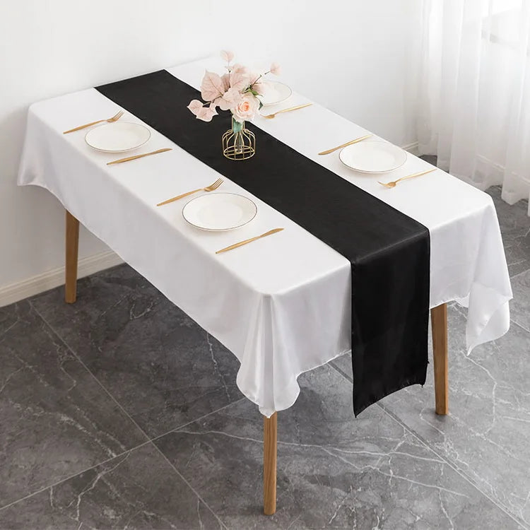 Satin Table Runners | 12×108 Inch | Stocked | MOQ 10