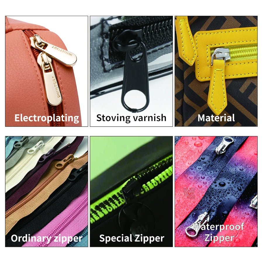 Custom PVC Leather Cosmetic Bag with Logo | Waterproof Zip Lock Organizer Bulk Order