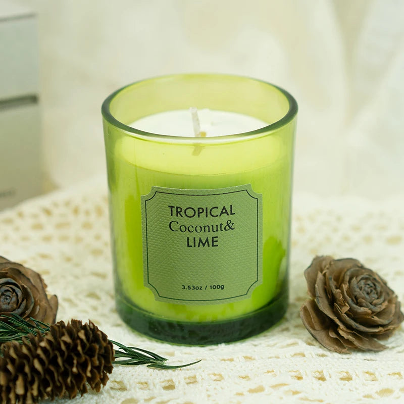 Custom Logo Scented Ceramic Candle | Personalized Label MOQ 500