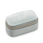 Custom Velvet Zipper Jewelry Box Wholesale | 50 MOQ Luxury Packaging