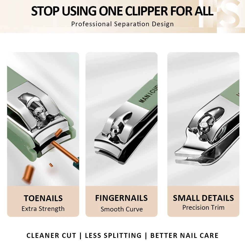 Custom Stainless Steel Manicure Set | Gift Box | MOQ 3 Sets