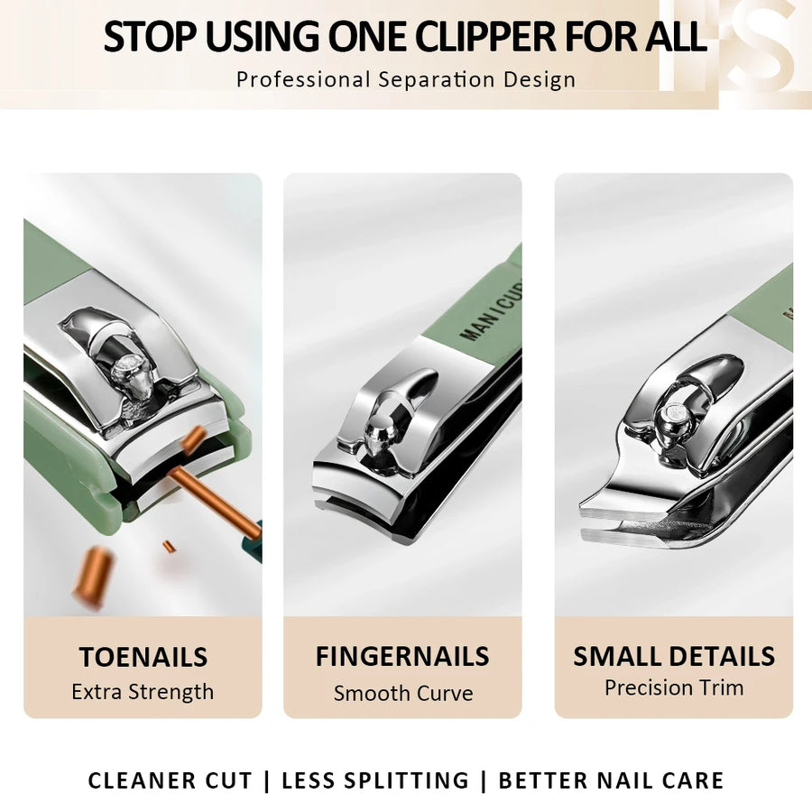 Custom Stainless Steel Manicure Set | Gift Box | MOQ 3 Sets