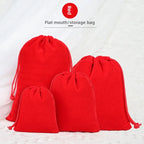Custom Velvet Drawstring Jewelry Bags | 0.005kg Storage with Stamping