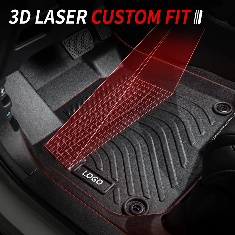 Toyota RAV4 Floor Mats 2001 Custom Fit All-Weather TPE Liner Set