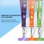 Custom Nylon Crossbody Phone Strap with Universal Tether Patch