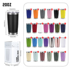 Custom 20oz 30oz Tumbler | 50 Pcs MOQ Double Wall Insulated Travel Mug
