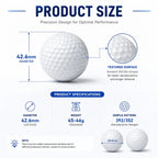 Custom Foam Golf Balls | Rubber+Surlyn Practice Balls | Bulk Promotional Gifts