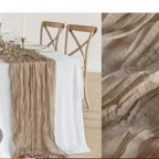 Cheesecloth Table Runners | OEKO-TEX | MOQ 1 | Luxury
