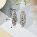 Custom Carved Mother Pearl Shell Charm | DIY Jewelry Making