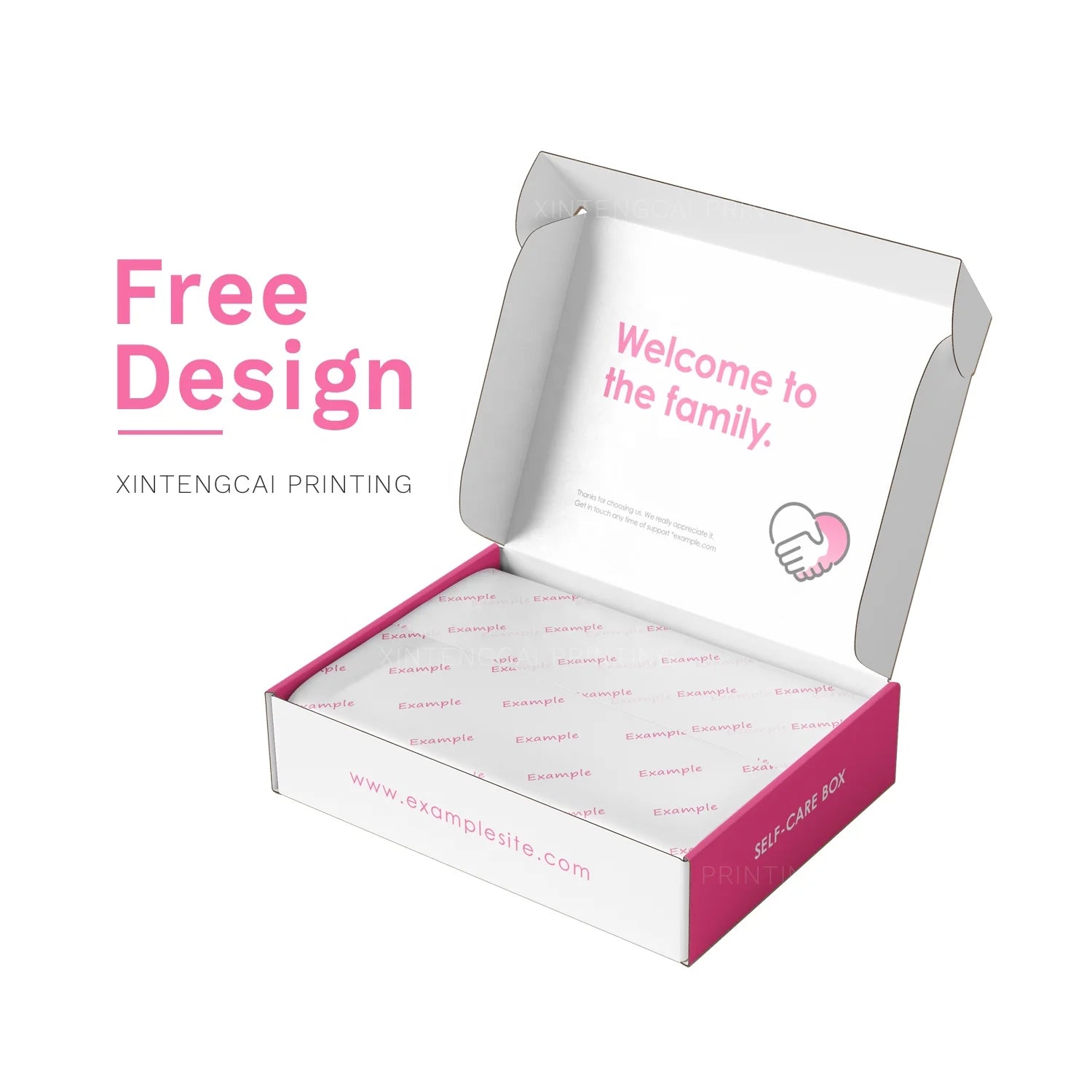 Custom Corrugated Packaging Box with Logo | 500 MOQ, Offset Print, 7 Finishing Options