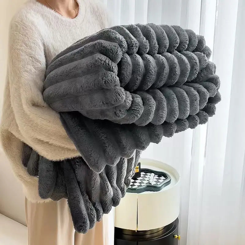 Custom Coral Fleece Blankets | 50 Pcs MOQ, $0.20/Piece | 3D Printing