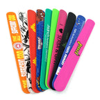 Custom Eco-Friendly Silicone Slap Bracelets | 100 MOQ Wholesale Promotional