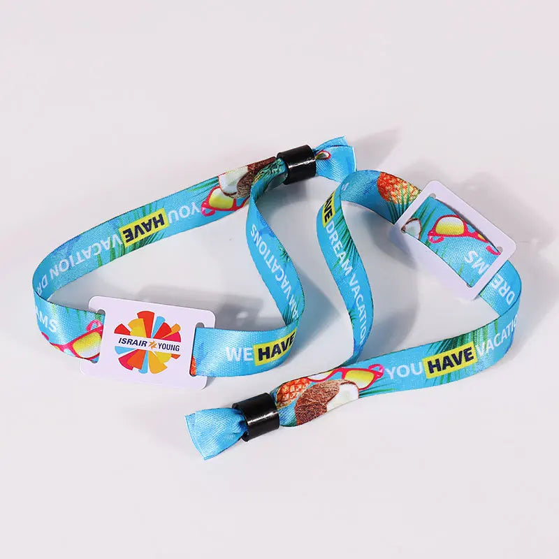 Custom Polyester Festival Wristbands | RFID/NFC | 100 MOQ | Free Samples | Events