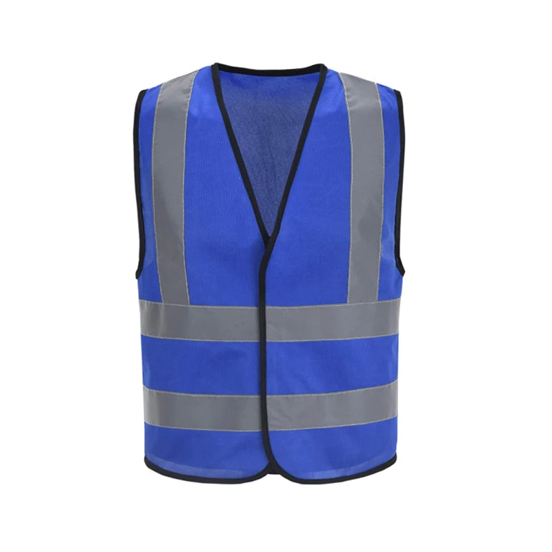 ANSI Class 2 Reflective Safety Vest 200pcs MOQ | 5cm Tape, Custom Logo, 12 Colors for Construction