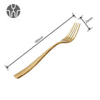 Stainless Steel Flatware Sets | 5-Piece PVD Gold | Wholesale