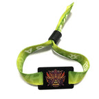 Custom RFID Fabric Wristbands 100 MOQ | ISO14443A Holographic VIP Events
