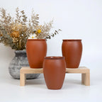 Custom Terracotta Tiki Cups: 36 MOQ, 12 oz, 10-Day Lead | Red Clay Cocktail & Tequila Mugs