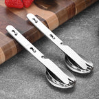 4-in-1 Stainless Steel Cutlery Set | Travel & Outdoor | 300 MOQ