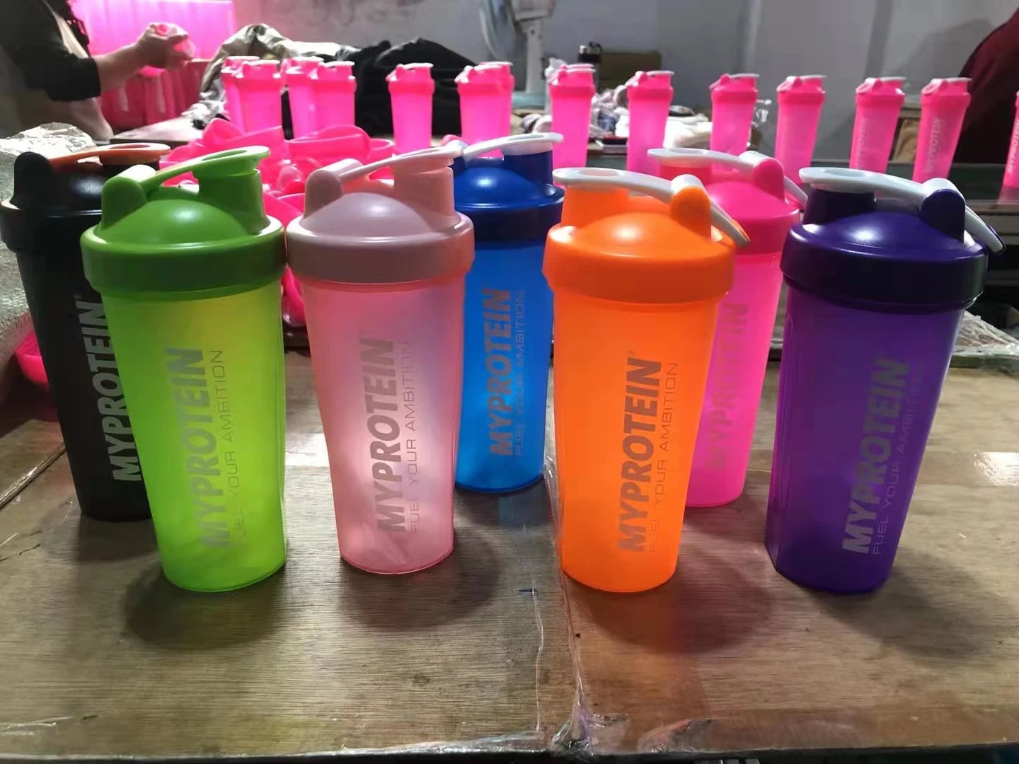 Plastic Shaker Bottle with Flip Lid for Gym, Protein Mix and Daily Hydration (400ml / 600ml)
