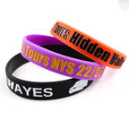 Custom Silicone Wristband | 100% Silicone | Custom Logo | 100 MOQ | Kids Events