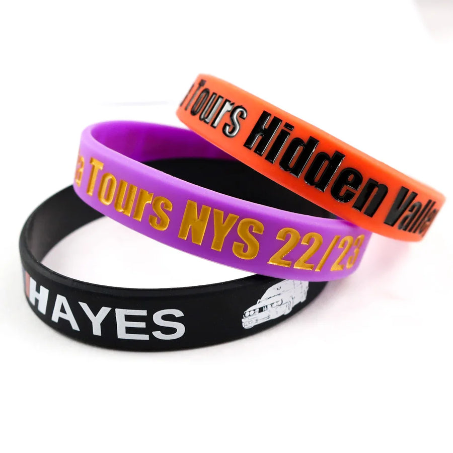 Custom Silicone Wristband | 100% Silicone | Custom Logo | 100 MOQ | Kids Events