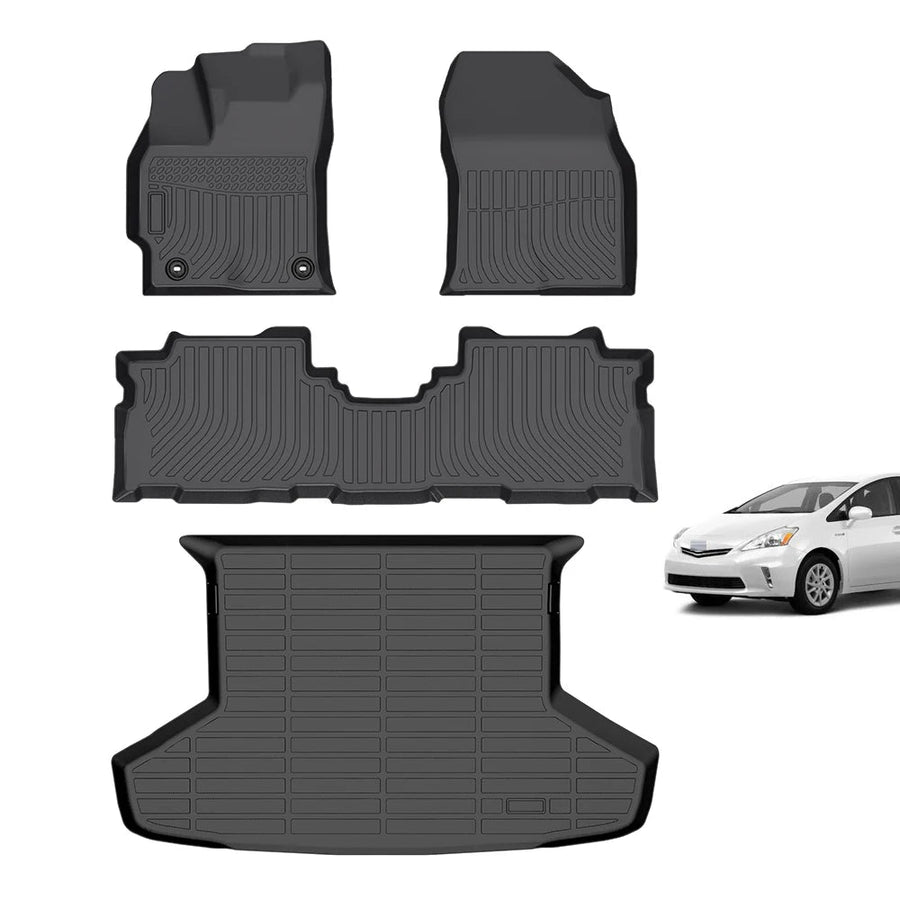 Toyota Prius V 2012-2018 Custom Fit All-Weather TPE Trunk Mat