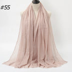 Wholesale Polyester Scarves: 105 Colors, 10-Day Lead, 90x180cm | Spring/Summer Women's Fashion