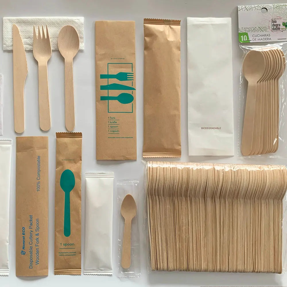 Bulk Biodegradable Wooden Forks with Logo – 25-Day Lead