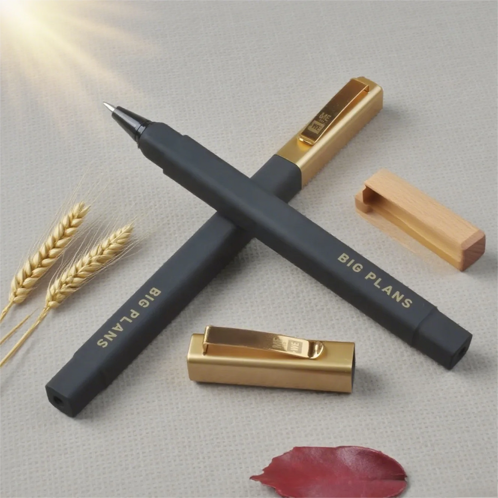 Custom Square Metal Ballpoint Pen with Logo | MOQ 500