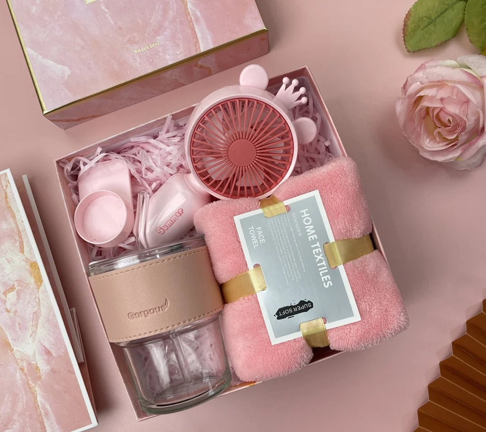 Custom Ceramic Gift Sets: 10 MOQ, 5-Day Lead | Mug, Bottle, Towel for Weddings & Corporate Gifts