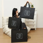 Custom Non-Woven Tote Bags with Logo | 8-15KGS Capacity MOQ 500