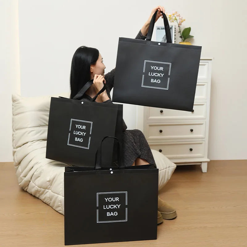 Custom Non-Woven Tote Bags with Logo | 8-15KGS Capacity MOQ 500